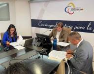 La sesión del Pleno del Consejo de la Judicatura (CJ).