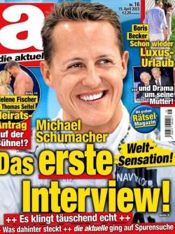 Portada de la revista alemana sobre Michael Schumacher