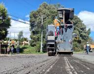 La maquinaria de la Epmmop se encuentra operativa en la calle Susana Letor.