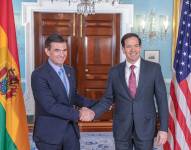 El presidente electo de Bolivia, Rodrigo Paz, se reunió con Marco Rubio.