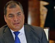 El expresidente, Rafael Correa, respondió al presidente Lasso por redes sociales. EFE/Archivo