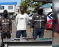 Imagen del sospechoso detenido en poder de armas de fuego.