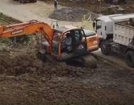 Lluvias desprendieron un tramo de la carretera Esmeraldas-Quinindé