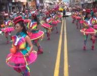 Foto referencial de los eventos de las fiestas de la Fruta y las Flores en Ambato.
