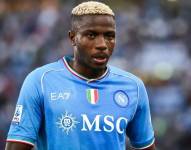 Victor Osimhen, delantero nigeriano del Napoli.