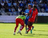 Jeremy Mejía atajó por más de 70 minutos en la portería de El Nacional.