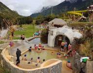 Las aguas termales son uno de los atractivos turísticos de la parroquia.