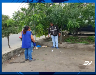 Bomberos rescataron al niño y lo trasladaron hacia el Hospital Monte Sinaí.