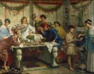 Las saturnales eran una festividad romana con la que se pretendía dar la bienvenida al invierno.