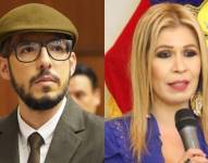 El periodista Andersson Boscán durante una comparecencia en la Asamblea Nacional.