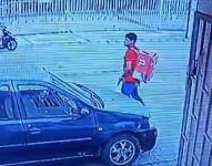 Imagen del sacapintas que asaltó a una pareja.