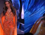 Miss Jamaica fue sacada del recinto en una camilla por personal de Miss Universo.