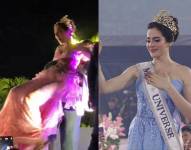 Fátima Bosch siendo baja