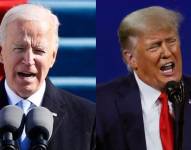 Joe Biden y Donald Trump.