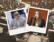 Wilman Terán y Maribel Barreno.