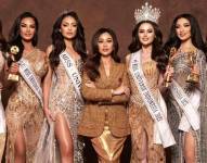 Participantes del certamen Miss Indonesia.