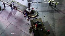 Imagen de la zona en donde se reportó el siniestro vial.