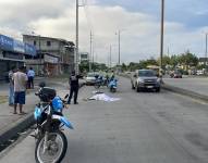 Un bus atropelló al presunto delincuente, según información preliminar.