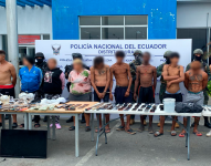 Entre los detenidos hay un menor de edad.