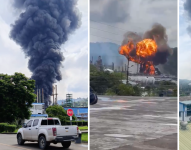 Incendio en la Refinería de Esmeraldas