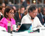 Imagen de Gustavo Petro, presidente de Colombia, en una reunión en Sevilla, España.