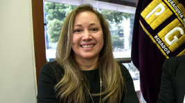 Imagen de la nueva secretaria técnica de Inmobiliar, Elecktra Enríquez Ulloa.