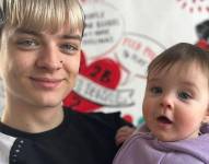 Tyler Reed sintió que fue tratado de forma diferente a su pareja cuando nació su hija Aurianna.