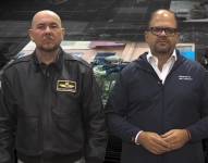 Foto de Gian Carlo Loffredo, ministro de Defensa y John Reimberg, ministro del Interior, en un video compartido en redes sociales.