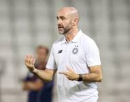 Félix Sánchez Bas en un partido con el Al-Sadd