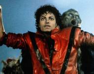 Fotografía tomada durante el rodaje de Thriller.