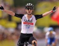 Adam Yates del UAE ganó la primera etapa del Tour de Francia