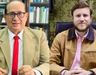 Eduardo Franco Loor y Augusto Verduga, exvocales del Cpccs.