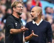 Jurgen Klopp y Pep Guardiola en una imagen de archivo durante un encuentro de la Premier League.