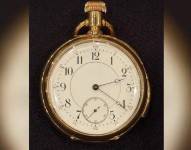 El reloj de bolsillo se paró en el preciso momento en que el Titanic se hundió bajo las olas.