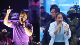 Daniel Noboa y Luisa González aspiran a llegar a la Presidencia de la República.