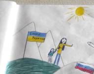La escuela de Masha contactó a la policía después de ver el dibujo que hizo la niña.