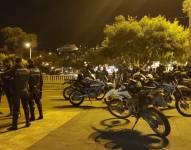 Miembros de la Policía Nacional en Cuenca. Archivo