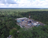 Foto referencial de un campo de Petroecuador.
