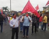 Los primeros informes muestran el cierre de vías en algunas provincias del país. Foto: Twitter