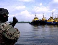 Personal técnico del Inocar fue víctima de vandalismo en el canal de acceso a los puertos de Guayaquil.