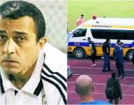 El estratega se encontraba saltando y gritando el gol al minuto 92, cuando algunos testigos reconocieron que paró de golpe su celebración y caer sobre el campo. Tenía 53 años.