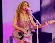 Shakira en su presentación en los Estados Unidos.