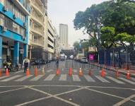 La avenida Malecón permanecerá cerrada hasta la madrugada del sábado 11 de octubre, por las fiestas de Independencia de Guayaquil.