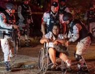 El derrumbe dejó más de 50 heridos.