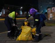 Personal de Emaseo realizó la limpieza antes, durante y después.