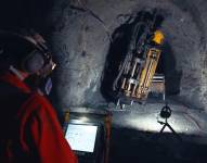 Imágenes de la minería legal en Fruta del norte.