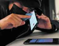 Imagen referencial de un extorsionador.