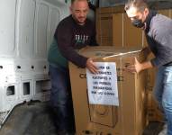 La ayuda de la empresa privada continúa llegando a la zona donde ocurrió el aluvión en La Gasca.