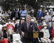 Presidente Guillermo Lasso y autoridases agradecen por la vacunación de ecuatorianos. API
