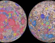 El mapa incluye 12.341 cráteres de impacto, 81 cuencas de impacto, 17 tipos de rocas y 14 tipos de estructuras.